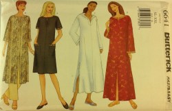 6641 EZ BUTTERICK PULLOVER SS-LS HOOD OR NOT CAFTAN LENGTHS PATTERN S-L or XL-XXL choice uncut